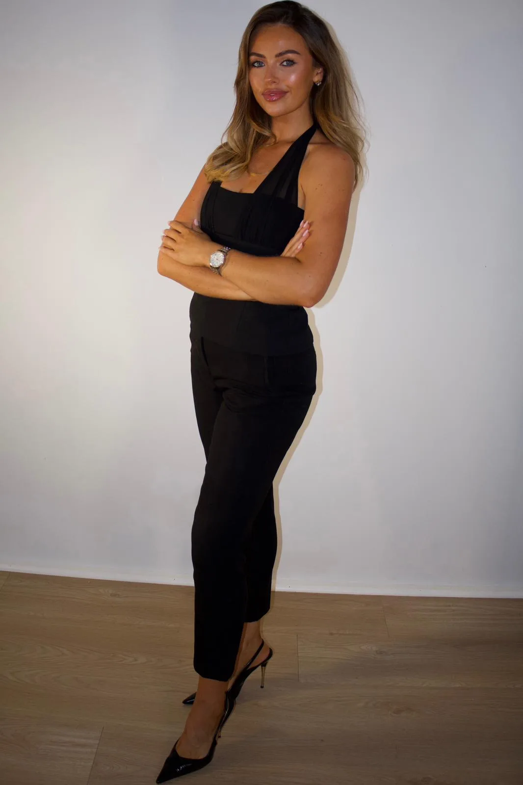 Ciara Daly — full-length portrait in her Sydney beauty and academy studio