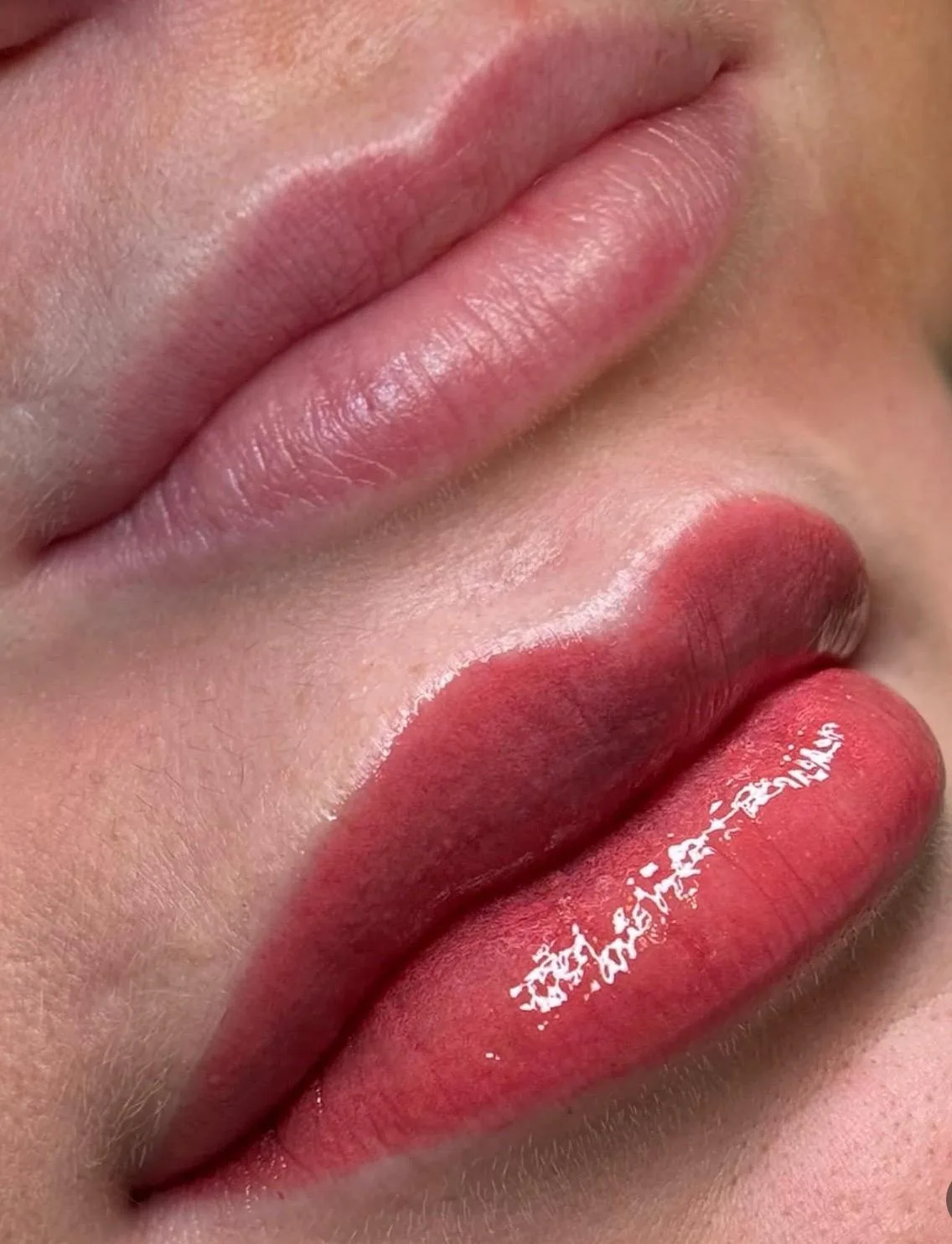 Lip blush permanent makeup — healed result by Ciara Daly Beauty Sydney